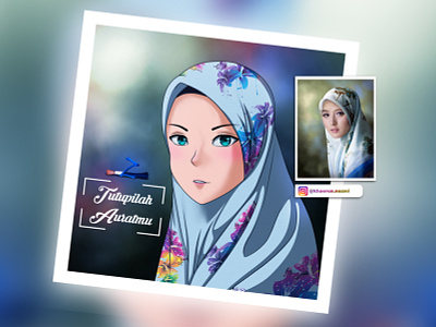 Hijab Anime anime hijab anime illustration cartoon hijab hijab illustraion illustration digital