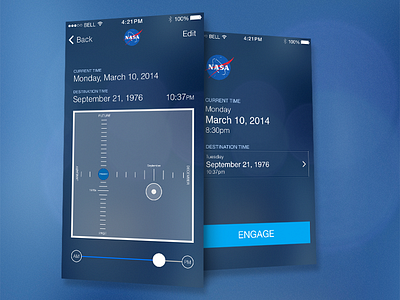 NASA iPhone Time Travel App