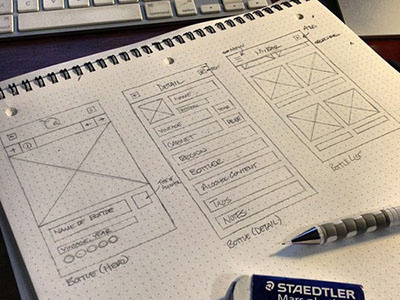 Liqr Wireframe (iPhone) ios iphone sketches ui ux wip wireframe