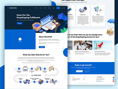 Dropshipping website concept clean design dropshipping ecommerce illustration layout new design process psd design shopping step ui ui ux ux web layout website ui