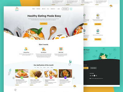 Fitness Meal Website UI UX design fitness ui ui design ui ux web design web layout website website design