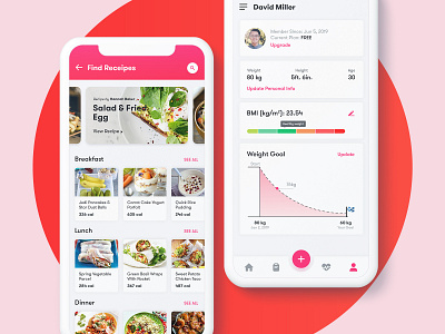 Dribbble Invite |  Fitness app UI/UX