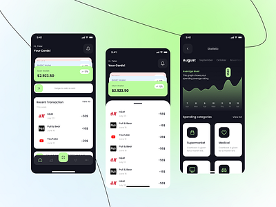 Banking App app branding ui ux