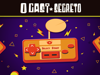 O Cast Secreto - Ilustrator branding design editing graphic design illustration ilustrator