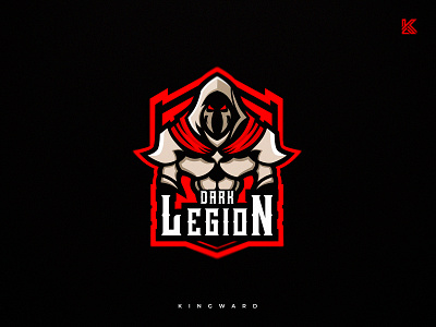 Dark Legion branding design esport illustration kingward logo mascot mascotlogo sport vector