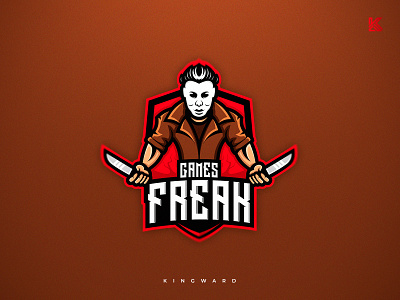 Freak Games branding design esport illustration kingward logo mascot mascotlogo sport vector