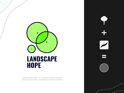 LANDSCAPE HOPE - logotype branding design icon illustration logo typography vector
