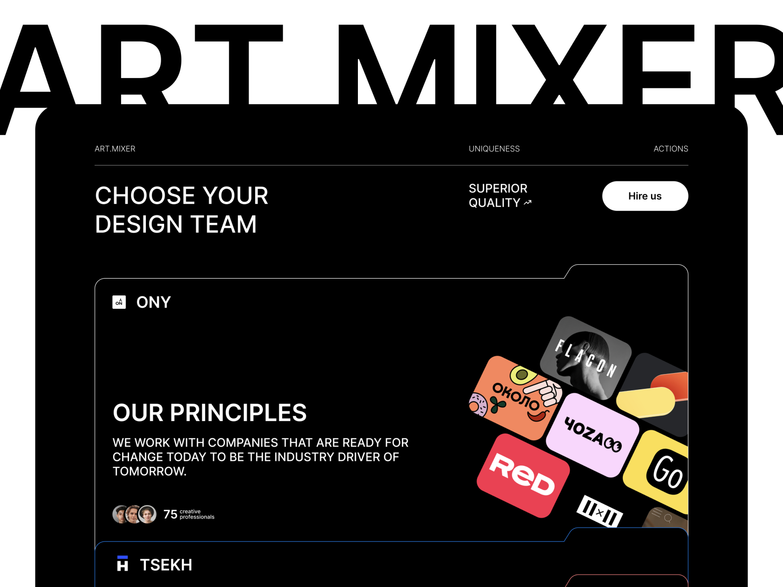 ART.MIXER by Nikita Kasyanov on Dribbble
