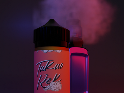 Vape Juice Liquid 3D