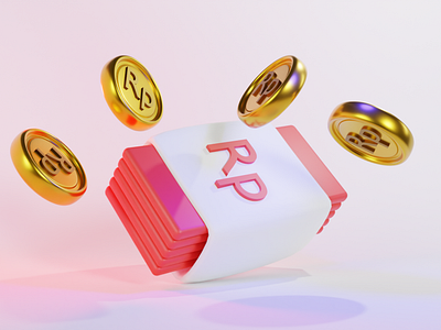 Money Indonesia Rupiah 3D Illustration