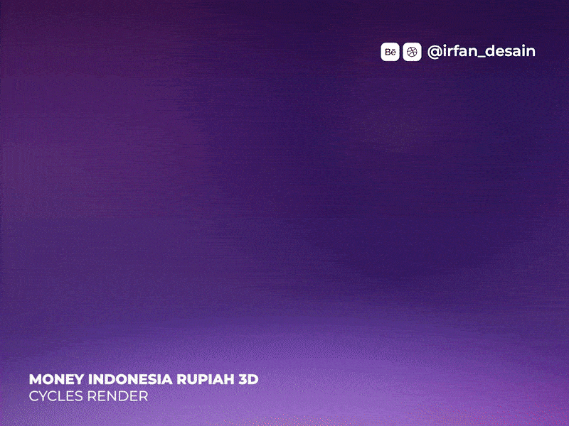 Money Indonesia Rupiah Animation 3D