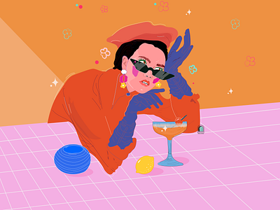 Lady and her Cocktail