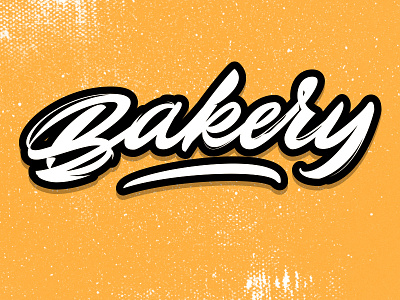 Bakery Lettering branding calligraphy lettering letters logo logotype typography vector