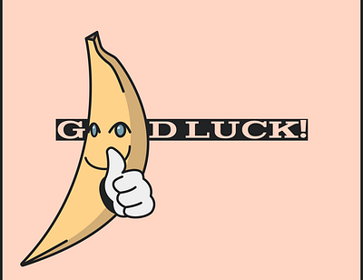 Good/Banana ! adobe adobe illustrator banana good illustration illustrator like luck vector vectore vectorillustration