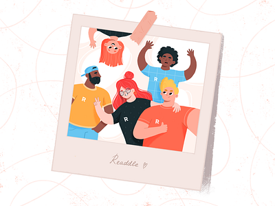 Team ❤️ art artwork character characters colorful colorfull design flat illustration illustrator ios macos productivity readdle team teammates teamwork together web work