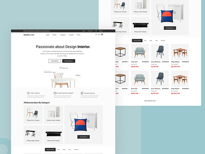 Furniture Landing Page clean design ui web web design webdesign
