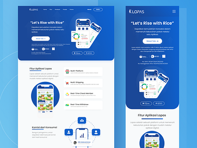 Lopas Landing Page Design Website