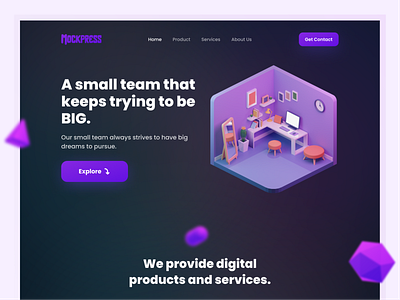 Agency Design Landing page