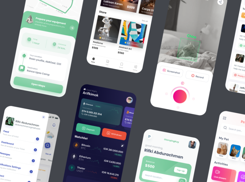 Recap - 2021 UI Design Project by MokUI on Dribbble