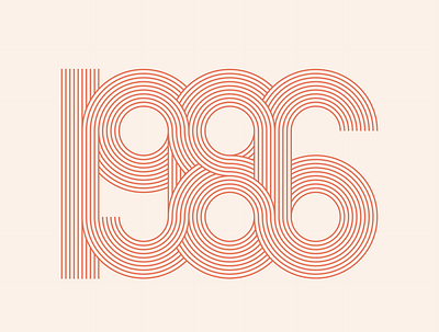 1986 illustration inspiration lineart type