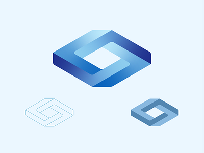 square gradient illustration inspiration shape vector