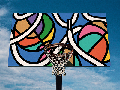 Basketball Court Graphics - sports, public spaces