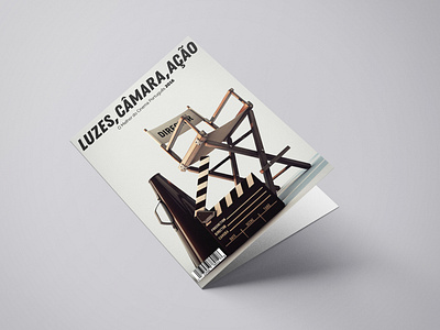 Magazine "Luzes, Câmara, Ação"_cover design editorial magazine movies