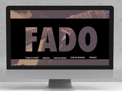 Fado- Website Design.