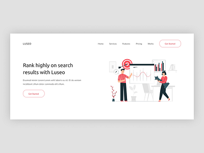 SEO Agency Homepage Design