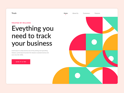 Geometry Landing Page