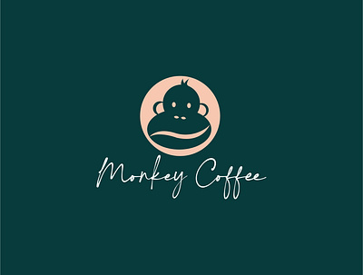 MONKEY COFFEE adobe illustrator design graphic design logo