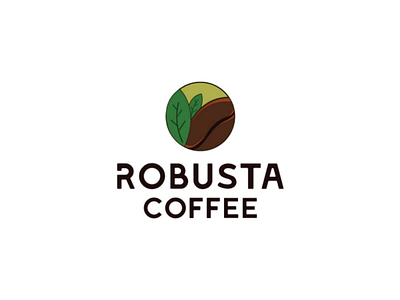 Robusta coffee logo design