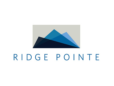 Ridge Pointe Logo comp identity logo modern poly