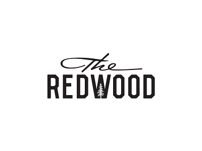 The Redwood Logo identity illustration logo mark