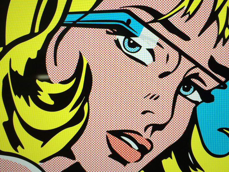 Google Glass + Lichtenstein tribute by RMA on Dribbble