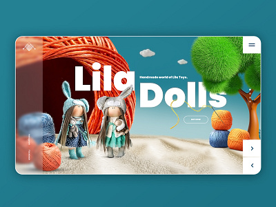 Toys Store Promo Page Concept design graphic design landing page toys store ui ux webdesign