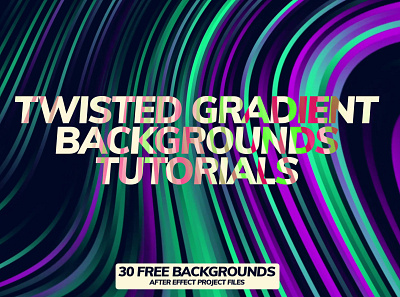 After Effects Tutorial: Twisted Gradient Backgrounds after effect cc 2018 after effect video templates after effects cc after effects project files animation corporate design promotional template video template