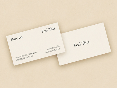 Pure Business Card Mockup Kit. Scene Creator Branding Product