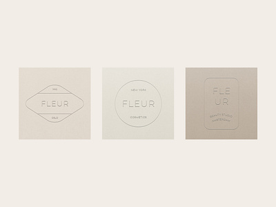 Fleur Logo Kit. 54 Customisable, Modern & Minimal Logotypes.