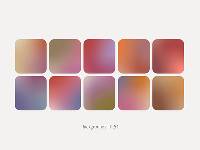 Retro Gradient Backgrounds With Grain Noisy Texture Download Now