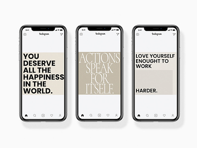 100 Editable Instagram Quotes. Aesthetic Minimalistic Templates