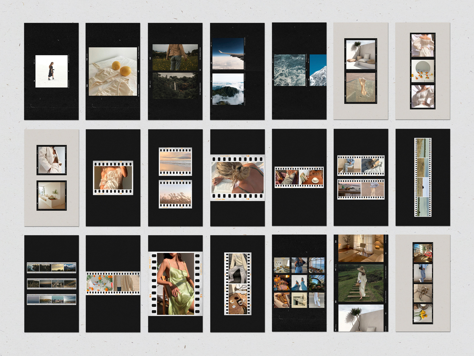 200 Film Frames & Instant Templates. Instagram Posts & Stories by Feel ...