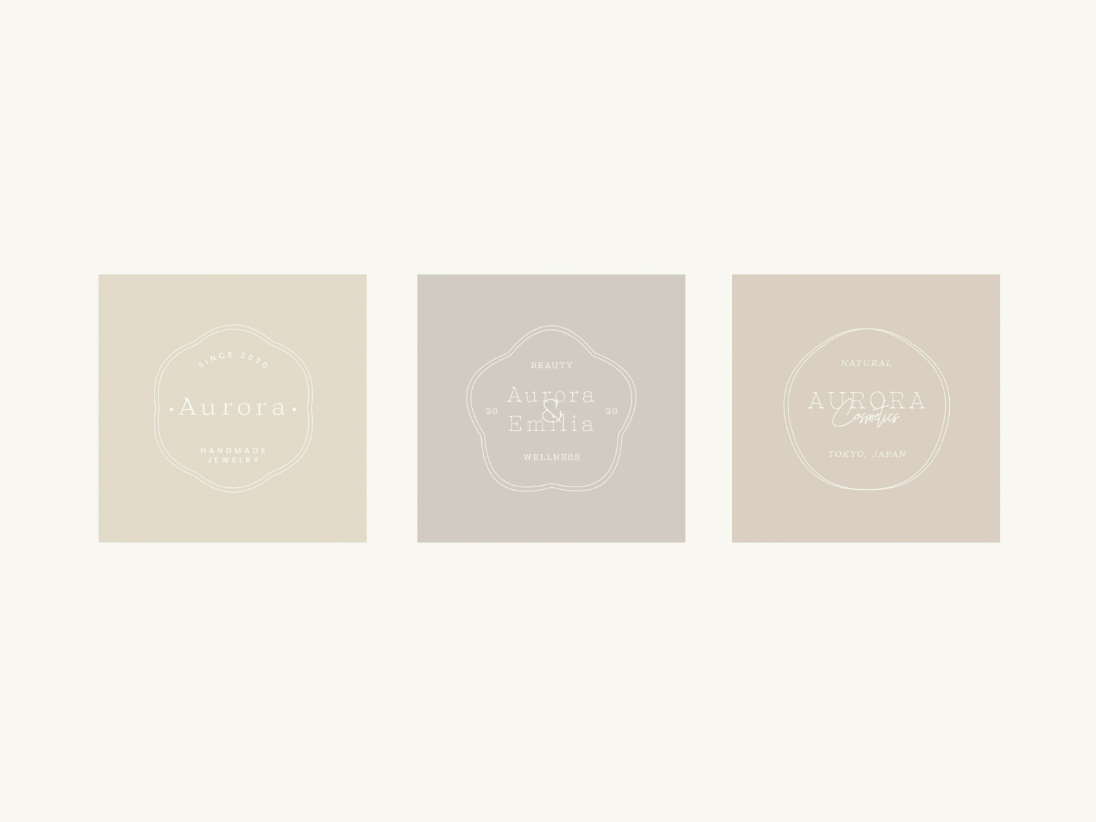 Aurora Logo Kit. 54 Customisable & Minimal Logotypes. Ai Eps Psd by ...