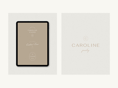 Caroline Logos. 54 Customisable & Minimal Logotypes. Ai Eps Psd