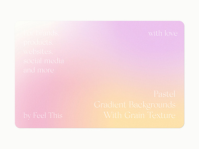 Pastel Gradient Backgrounds With Grain Texture Download Now abstract background backgrounds design digital download download now editable free gradient gradients grain graphic design noisy photoshop retro texture textures vintage