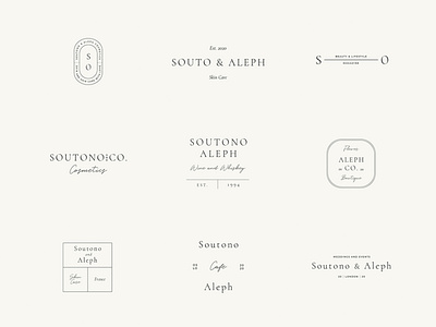 Soutono Logos. 54 Customisable & Minimal Logotypes. Ai Eps Psd ai badge branding design digital download editable eps graphic design illustration logo logos logotypes marks photoshop psd symbols template typography vector