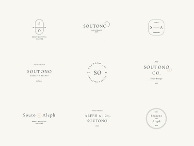 Soutono Logos. 54 Customisable & Minimal Logotypes. Ai Eps Psd ai badge branding design digital download editable eps graphic design illustration logo logos logotypes marks photoshop psd symbols template typography vector