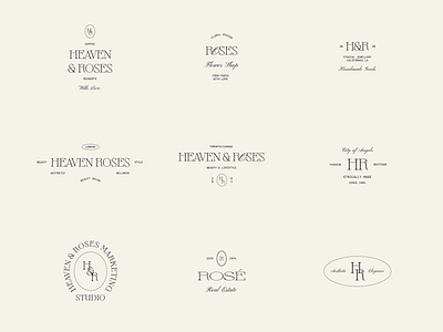 Heaven Logo Kit. 54 Customisable, Modern & Minimal Logotypes. ai badge branding design digital download editable eps graphic design logo logos logotypes marks photoshop psd symbols template typography vector