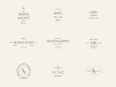 Heaven Logo Kit. 54 Customisable, Modern & Minimal Logotypes.