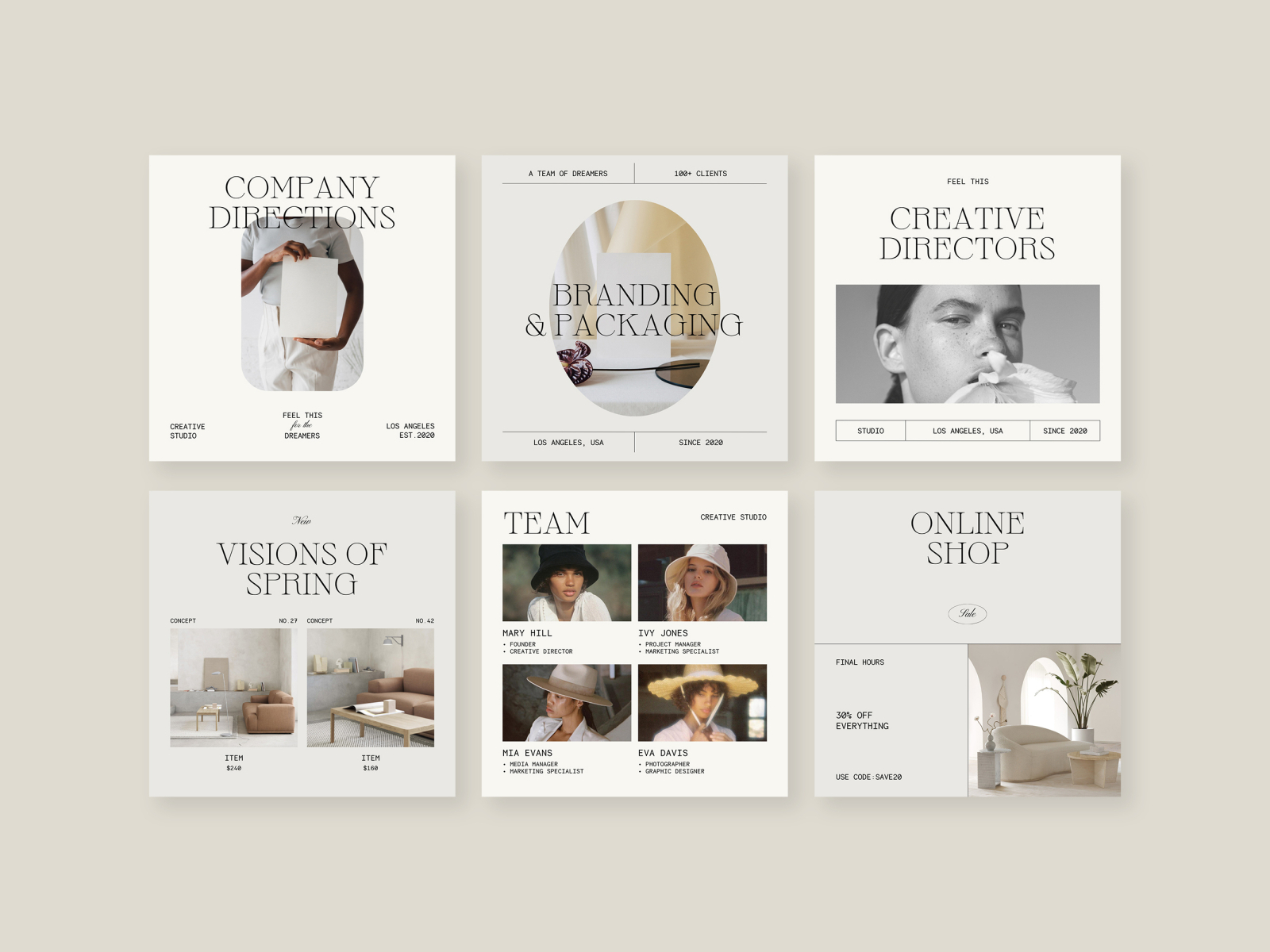 160 Social Media Templates for Instagram & Pinterest. Canva & PS by ...